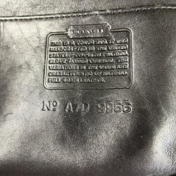Vintage Coach Black Classic Legacy large shoulder bag - Picture 13 of 13